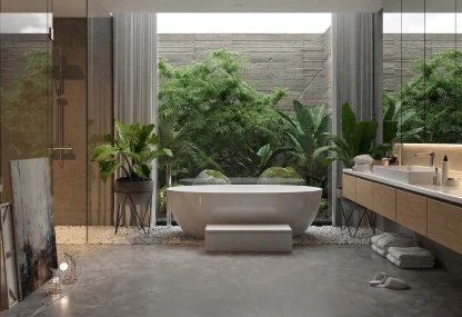 Phòng tắm Eco-Luxury - Mang hơi thở thiên nhiên