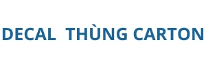 Decal dán thùng Carton Xuất Khẩu