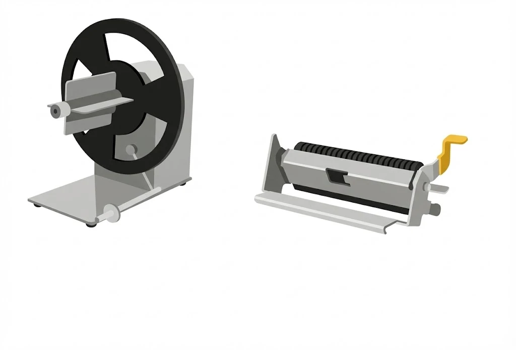 Bộ tách tem - Cuộn tem - Peel-off - Rewind