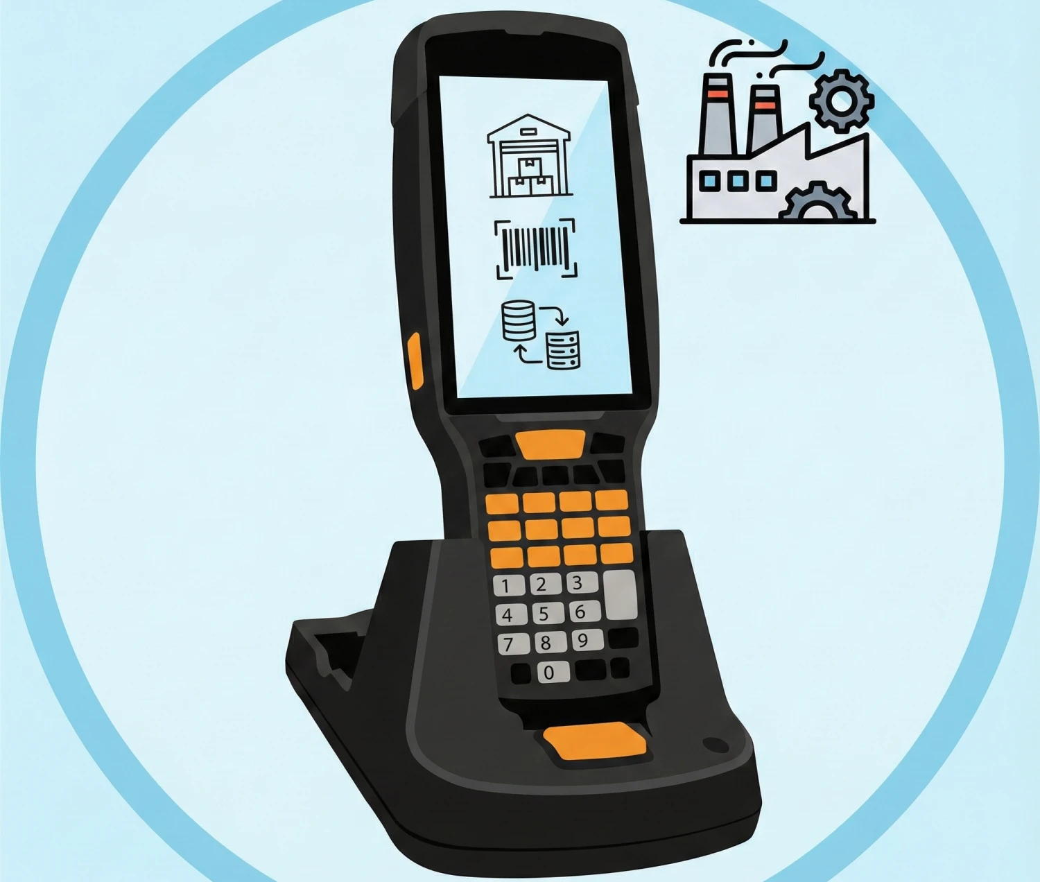 Máy kiểm kho nhà máy sản xuất