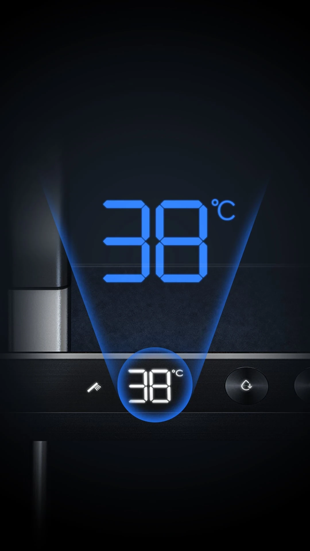 Màn hình hiển thị kỹ thuật số không dùng pin