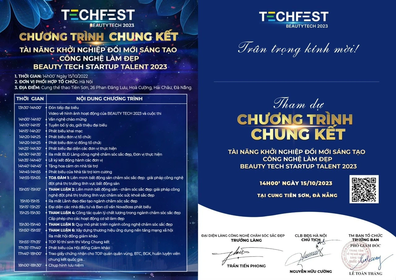 Sự kiện Chung kết cuộc thi BEAUTY TECH 2023 khu vực Miền Trung sắp diễn ra