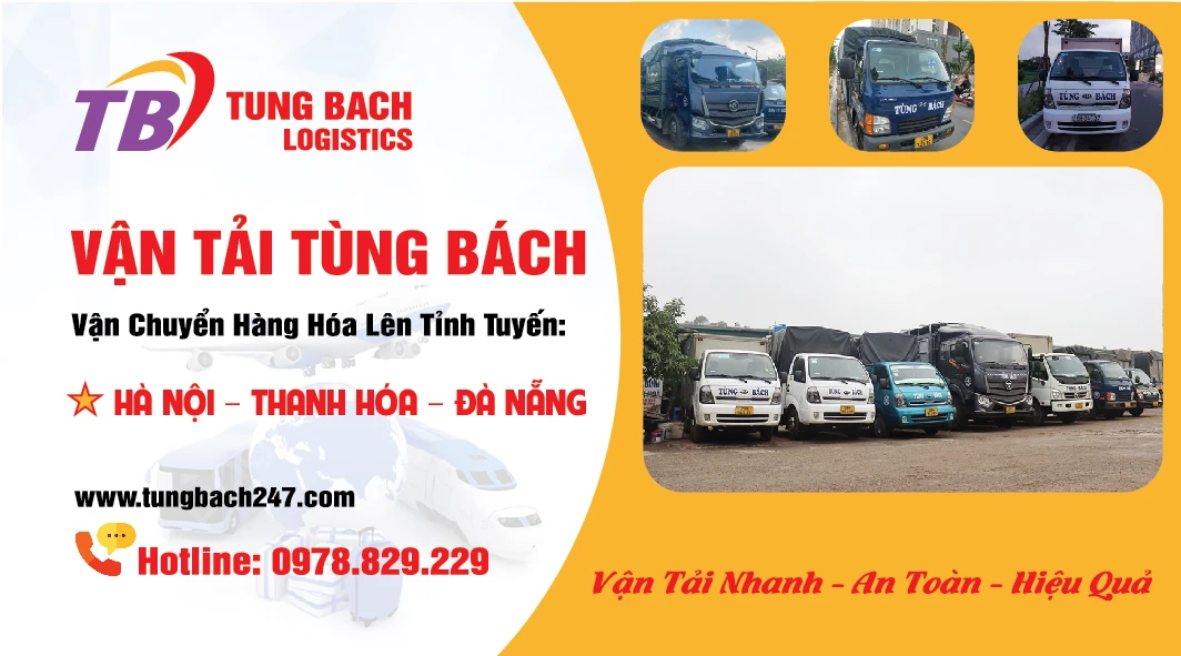 Chuyển hàng liên tỉnh Hà Nội - Thanh Hóa - Đà Nẵng