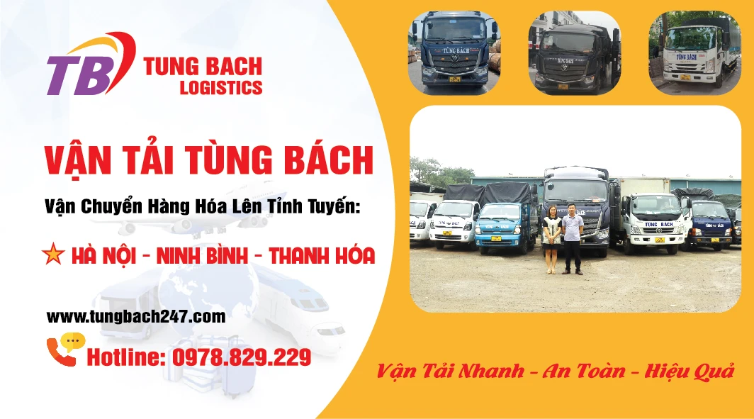 Chuyển hàng liên tỉnh Tuyến Hà Nội - Ninh Bình
