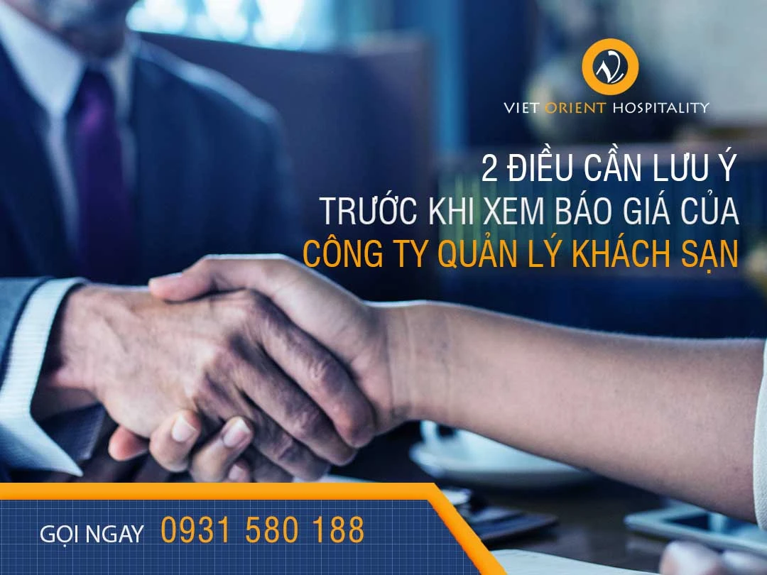 2 things to keep in mind before reviewing a hotel management company's price quote