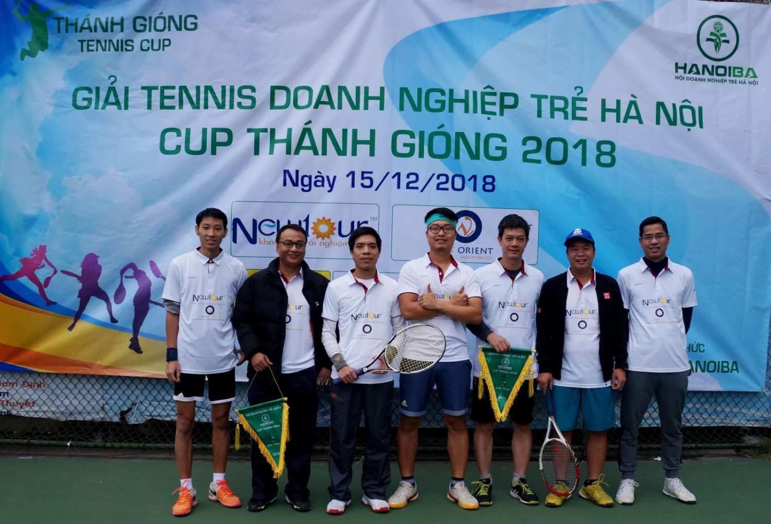 Viet Orient Hospitality sponsored for tennis tournament of Hanoi BA