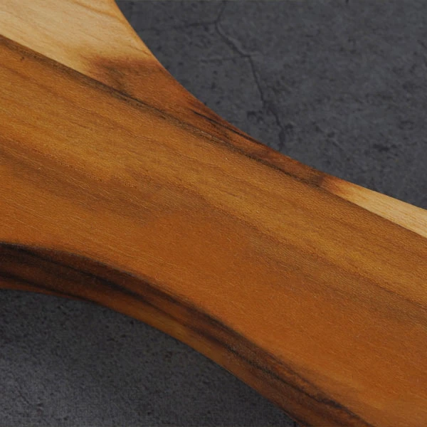 Thớt gỗ Teak hình chiếc lá 55x33x1,9 cm