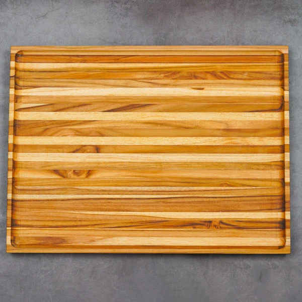 Khay gỗ Teak hình chữ nhật 51x38x3,8 cm