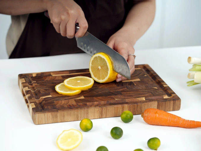 Thớt gỗ keo (Acacia) chữ nhật size 20x30x2,5cm