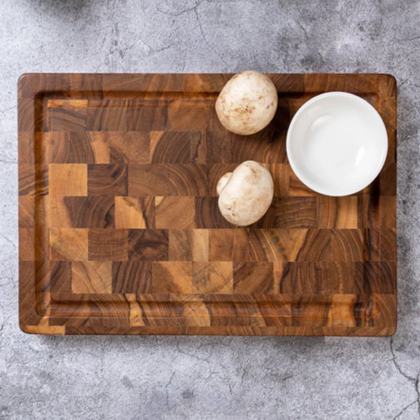 Thớt gỗ Teak hình chữ nhật 20x30x2,5 cm