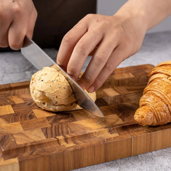 Thớt gỗ Teak hình chữ nhật 20x30x2,5 cm