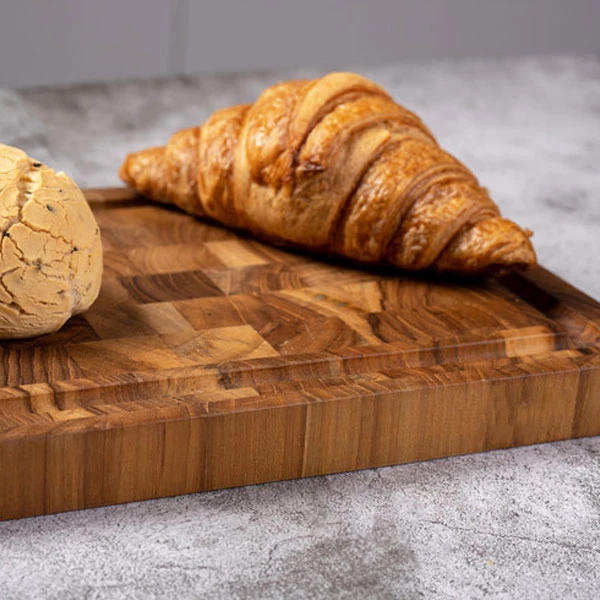 Thớt gỗ Teak hình chữ nhật 20x30x2,5 cm