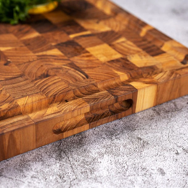 Thớt gỗ Teak hình chữ nhật 20x30x2,5 cm