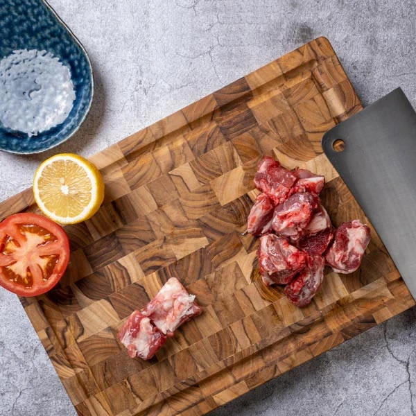 Thớt gỗ Teak hình chữ nhật 25x35x3,5cm