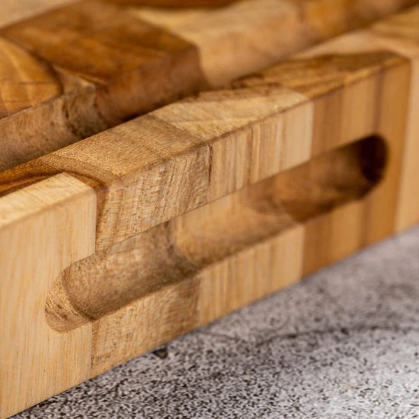 Thớt gỗ Teak hình chữ nhật 25x35x3,5cm