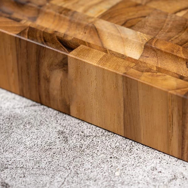 Thớt gỗ Teak hình chữ nhật 28x40x3,5 cm