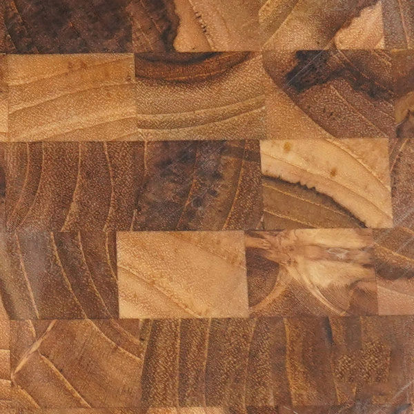 Thớt gỗ Teak hình tròn 30x30x3,5 cm