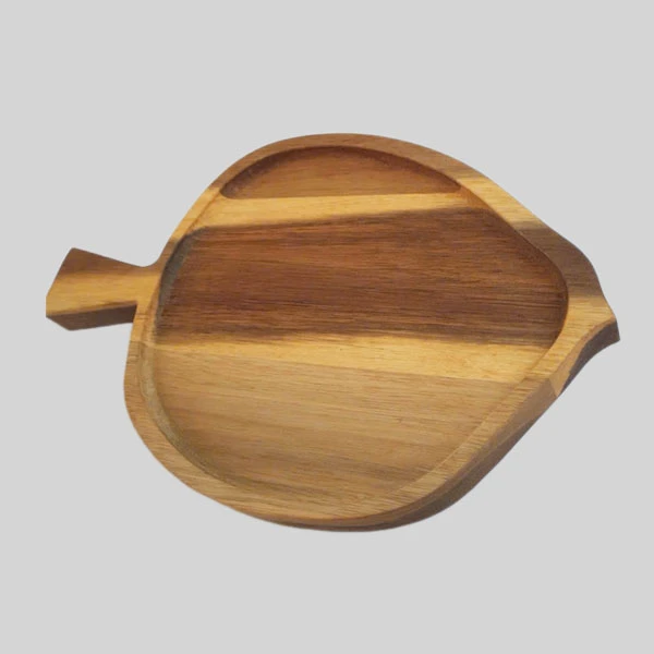 Khay gỗ decor hình chiếc lá