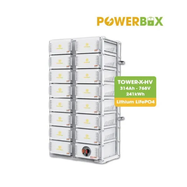 Hệ thống pin lưu trữ POWERBOX Tower X-HV 768V 314Ah