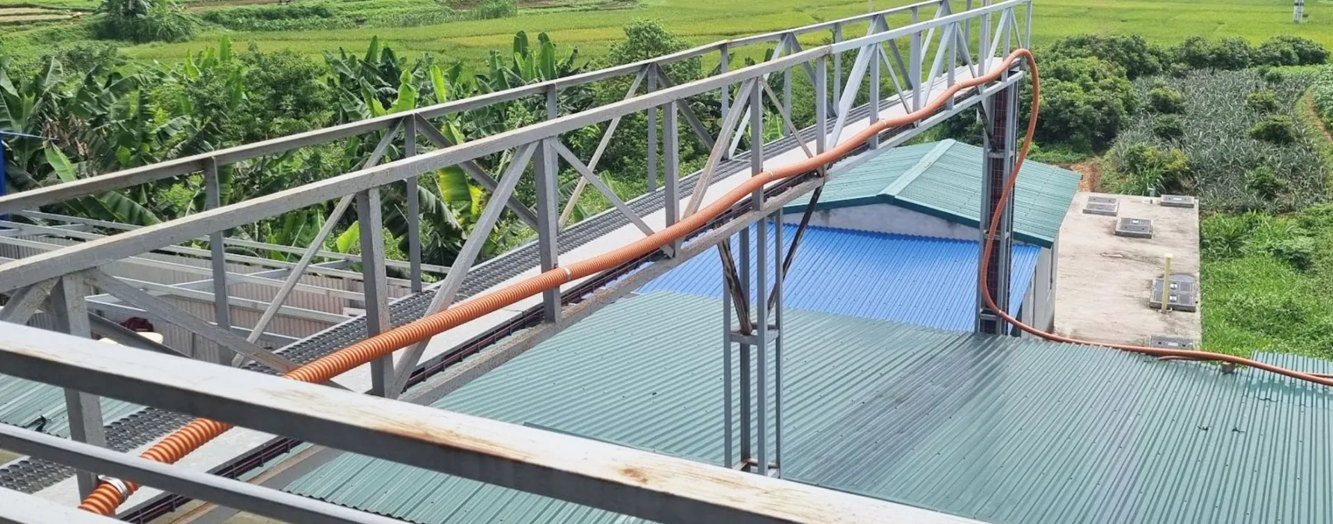 Dự án điện mặt trời áp mái công ty cổ phần TMDV & Thực phẩm Minh Đức