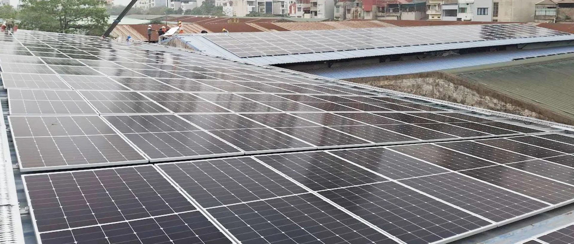 Hệ thống điện mặt trời áp mái Trung tâm dịch vụ cơ điện - Công ty cổ phần thiết bị phụ tùng Nông Nghiệp
