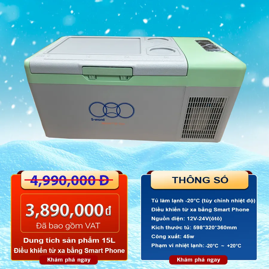 tủ lạnh ô tô