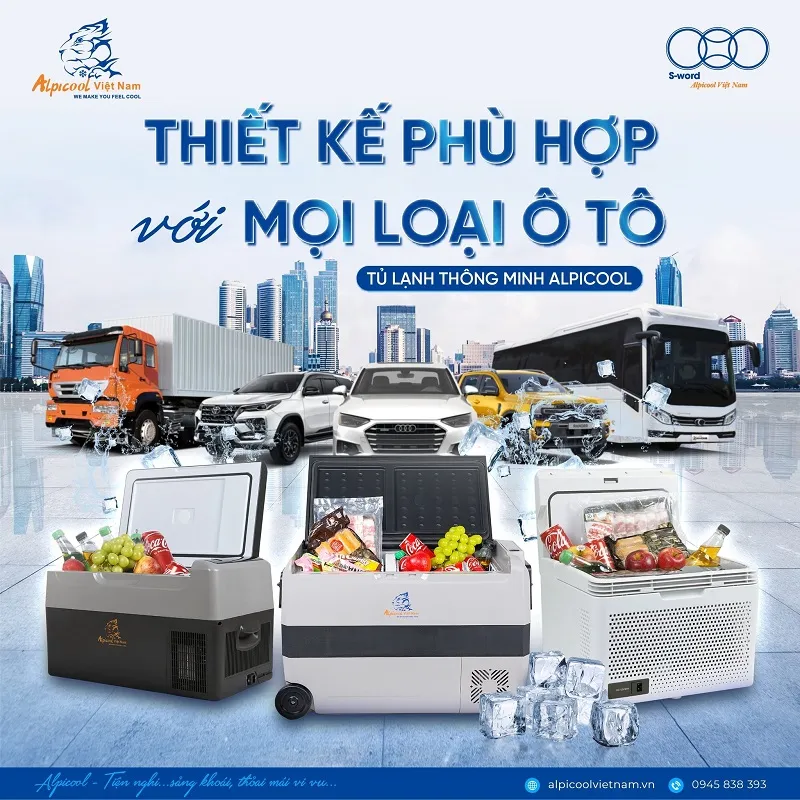 Alpicool - Thiết kế phù hợp với mọi loại ô tô 