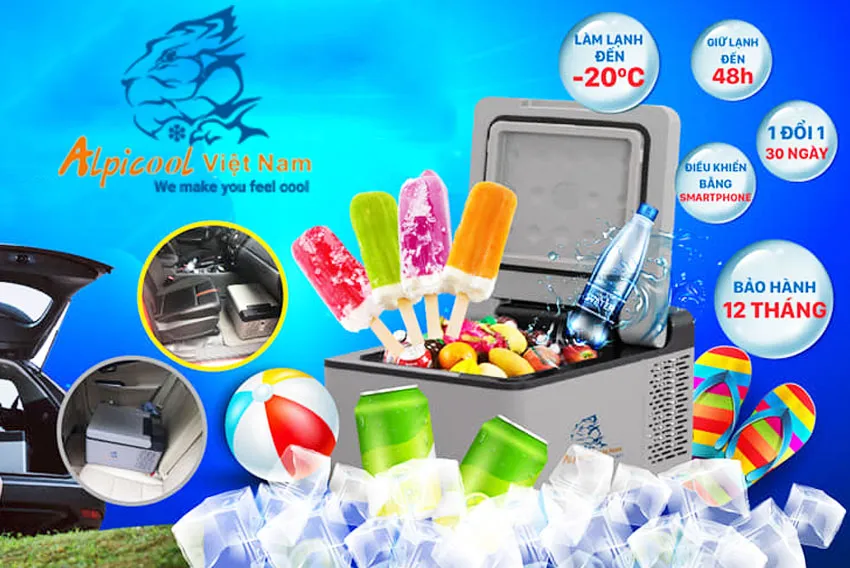 tủ lạnh mini ô tô Alpicool,